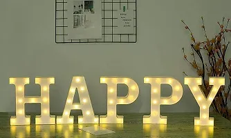 Marquee Alphabet Shaped Led Light for-Asthetic Decorations Letter Light for Romantic Gift, Diwali Decoration Item, Home Decoration, Night Light Lamp and Wall Lamp (P)-thumb4