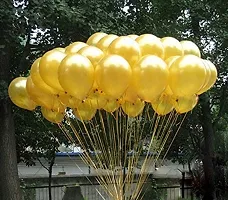 Wah!! Store MADE IN INDIA 10inch Metallic Balloons for Birthday Decoration / Anniversary Party Decoration-thumb2