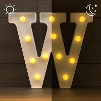 Marquee Alphabet Shaped Led Light for-Asthetic Decorations Letter Light for Romantic Gift, Diwali Decoration Item, Home Decoration, Night Light Lamp and Wall Lamp (W)-thumb2