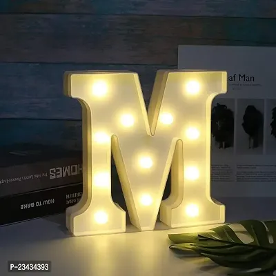 Marquee Alphabet Shaped Led Light for-Asthetic Decorations Letter Light for Romantic Gift, Diwali Decoration Item, Home Decoration, Night Light Lamp and Wall Lamp (M)