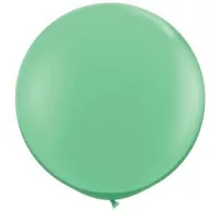 Wah!! Store Pastel Mint/Green Color Big Jumbo Balloon for Pastel Themed Birthday Decoration | Baby Shower | Engagement| Bladder Balloon | 18 Inches | Pack of 15-thumb1