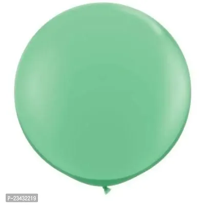 Wah!! Store Pastel Mint/Green Color Big Jumbo Balloon for Pastel Themed Birthday Decoration | Baby Shower | Engagement| Bladder Balloon | 18 Inches | Pack of 15-thumb2