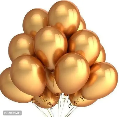 Wah!! Store MADE IN INDIA 10inch Metallic Balloons for Birthday Decoration / Anniversary Party Decoration
