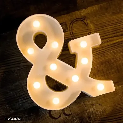 Wah!! Store Marquee Alphabet Shaped Led Light for-Asthetic Decorations Letter Light for Romantic Gift, Diwali Decoration Item, Home Decoration, Night Light Lamp and Wall Lamp (Symbol - )-thumb2