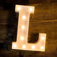 Marquee Alphabet Shaped Led Light for-Asthetic Decorations Letter Light for Romantic Gift, Diwali Decoration Item, Home Decoration, Night Light Lamp and Wall Lamp (L)-thumb3