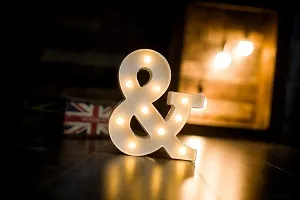 Wah!! Store Marquee Alphabet Shaped Led Light for-Asthetic Decorations Letter Light for Romantic Gift, Diwali Decoration Item, Home Decoration, Night Light Lamp and Wall Lamp (Symbol - )-thumb2