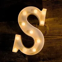 Wah!! Store 8.5 Inch S LED Golden Marquee Letter Light Sign 26 Golden Alphabet Light Up Marquee Letters Sign for Wedding Birthday Party Christmas Home Bar Decoration-thumb2