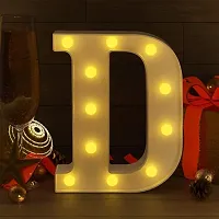 Marquee Alphabet Shaped Led Light for-Asthetic Decorations Letter Light for Romantic Gift, Diwali Decoration Item, Home Decoration, Night Light Lamp and Wall Lamp (D)-thumb2