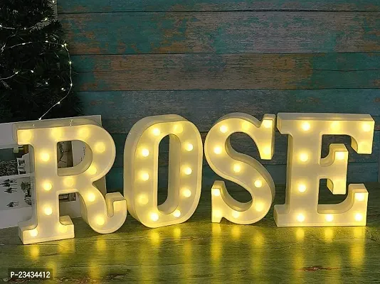 Wah!! Store 8.5 Inch E LED Golden Marquee Letter Light Sign 26 Golden Alphabet Light Up Marquee Letters Sign for Wedding Birthday Party Christmas Home Bar Decoration-thumb5