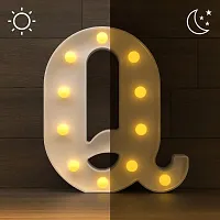 Marquee Alphabet Shaped Led Light for-Asthetic Decorations Letter Light for Romantic Gift, Diwali Decoration Item, Home Decoration, Night Light Lamp and Wall Lamp (Q)-thumb3