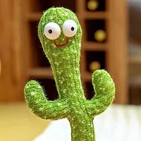 Dancing Cactus Toy for Kids with Colourful Lights (pack of-1)-thumb1