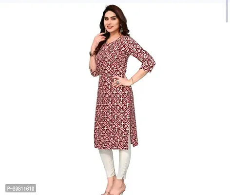 Stylish Multicoloured Synthetic Kurta For Women-thumb2