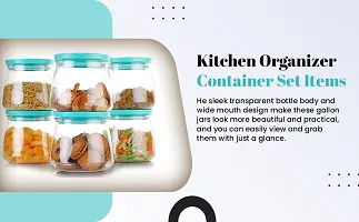 Container Jar Set For Kitchen - 900ml Set Of 2 | Jar Set For Kitchen| Air Tight Containers For Kitchen Storage-thumb2