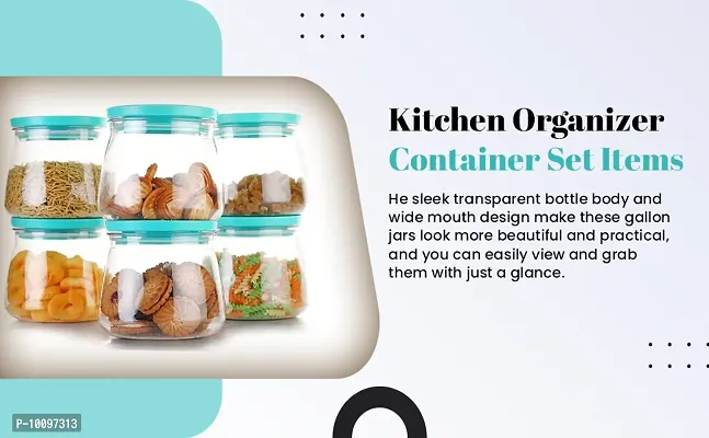 Container Jar Set For Kitchen - 900ml Set Of 2 | Jar Set For Kitchen| Air Tight Containers For Kitchen Storage-thumb3