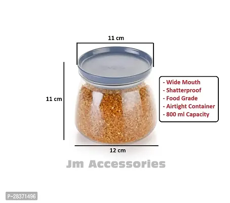 Airtight Container Jar Set For Kitchen - 900ml Set Of 3-thumb2