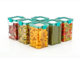 Stylish Plastic Jars  Containers For Kitchen Pack Of 2-thumb2