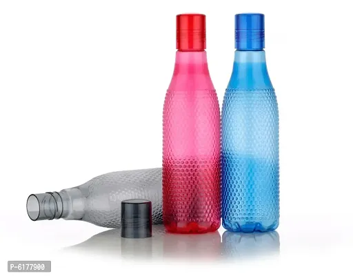 Useful Plastic Water Bottles-  3 Pieces Set