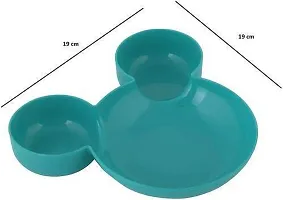 Useful Plastic Micky Plates - Set Of 3 Pieces-thumb1