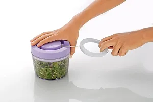 Stylish Fancy New Round Purple Chopper 850 Ml-thumb1