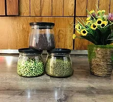 Stylish Plastic Jars  And Containers For Kitchen Pack Of 3-thumb2