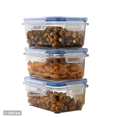 Food Storage Containers  Plastic Kitchen Storage Jars and Container,with Easy Snap Lids - Pantry And Kitchen Organization - BPA-Free Food Containers 3