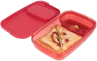 Useful Plastic Airtight Leak Resistant Lunch Box With Spoon-thumb2