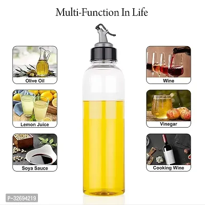 Useful Glass Transparent Leakproof Oil Pourer Bottle- 1100 Ml-thumb0