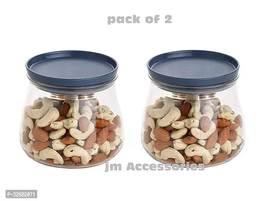 Airtight Container Jar Set For Kitchen - 900ml Set Of 2-thumb0