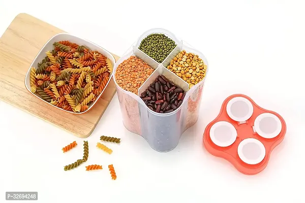 Useful Plastic 4-Section Storage Containers-thumb4