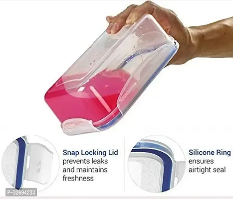 Useful Plastic Lock And Seal Fridge Storage Airtight Containers- Pack Of 2-thumb4