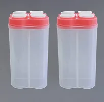 Useful Plastic 4-Section Containers- Pack Of 2-thumb2