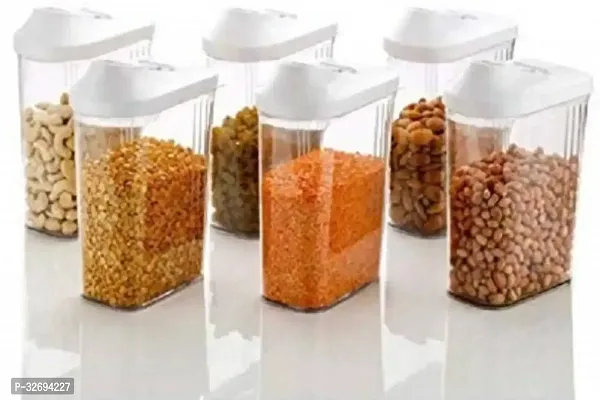 Useful Plastic Easy Flow Storage Containers-1100 Ml, Pack Of 6-thumb3