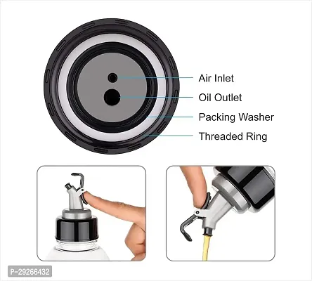 Modern Oil Stoppers  Pourers Bottle Pack of 1 500 Ml-thumb3