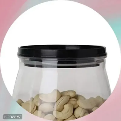 Stylish Plastic Jars  Containers For Kitchen Pack Of 2-thumb2