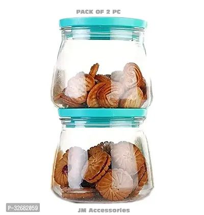 Airtight Container Jar Set For Kitchen - 900ml Set Of 2-thumb0