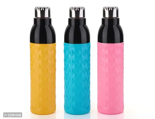 Stylish Steel Solid  Water Bottle, Pack of 3