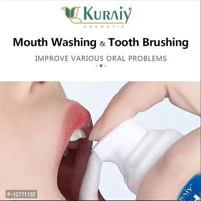 KURAIY Pure 60ml Teeth Whitening Mousse Deep Cleaning Cigarette Stains Repair Bright Neutralizes Yellow Tones Dental Plaque Fresh Breath-thumb4