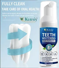 KURAIY New Toothpaste Whitening Foam Natural Mouth Wash Mousse Teeth Whitening Teethpaste Oral Hygiene Breath Dental Tool 60ml-thumb4