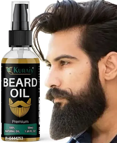 Kuraiy advanced Beard Growth Oil for Men - (Alm Hair Oil  (50 ml)