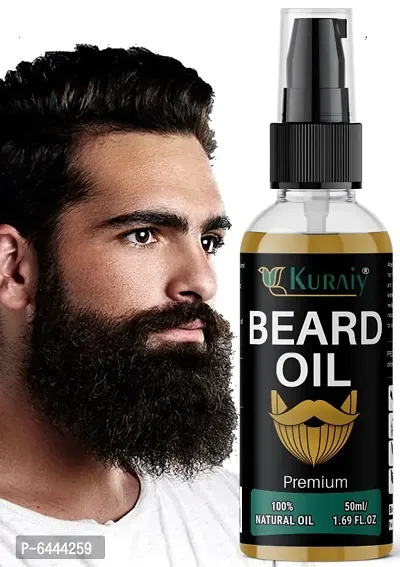 Kuraiy Beard Growth Oil - More Beard Growth, With Redensyl, 8 Natural Oil Hair oil Hair Oil  (30 ml)