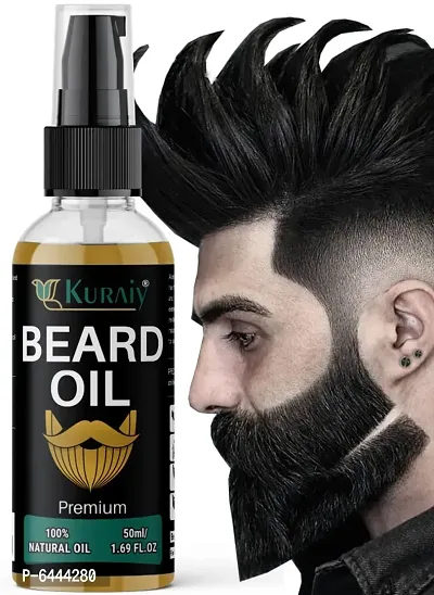 Beard Growth Oil - More Beard Growth, With Redensyl, 8 Natural Oils including Jojoba Oil, Vitamin E, Nourishment and Strengthening, No Harmful Chemicals Hair Oil  (50 ml)