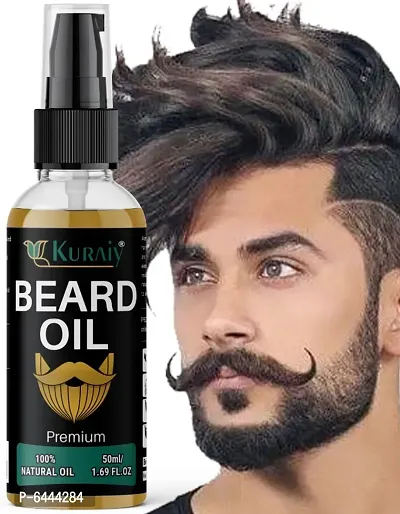 Kuraiy Advanced Beard Growth Oil For Men (SLS and Parabean Free) Hair Oil (50 ml) Hair Oil  (50 ml)