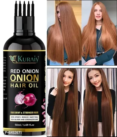 Hair Oil For Hair Growth And Hair Fall Control ,Non Sticky Hair Oil For Stronger ,Thiker and Glossier hair For men and women-thumb0