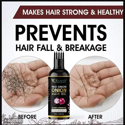 Onion Hair Oil with 14 Essential Oils, Onion Hair Oil For Hair Growth