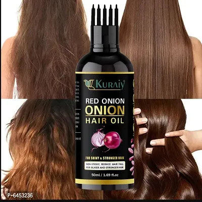 Premium Onion Ginger Oil Help For Rapid Hair Growth,Anti Hair Fall,Split Hair And Promotes Softer and shinier Hair-thumb0