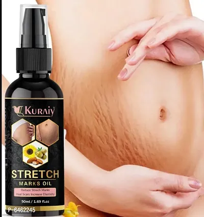 Kuraiy present Repair Stretch Marks Removal - Natural Heal Pregnancy Breast, Hip, Legs, Mark oil 50 ml pack of 1