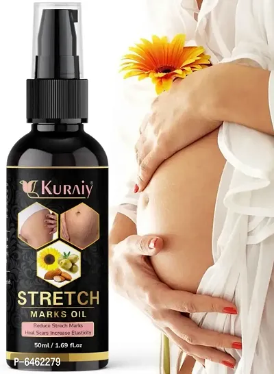 Kuraiy present Repair Stretch Marks Removal - Natural Heal Pregnancy Breast, Hip, Legs, Mark oil 50 ml pack of 1