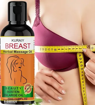 Kuraiy Release Breast Destressing Oil for Women- ALMOND OIL,OLIVE OIL and WHEAT GERM OIL - Relieves Stress Caused by Wired Bra and Breast toner massage oil 100% natural which helps in growth/firming.