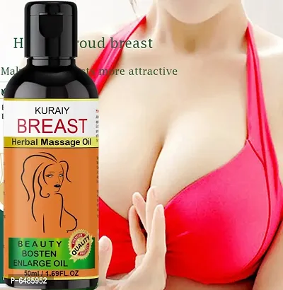 Kuraiy Release Breast Destressing Oil for Women- ALMOND OIL,OLIVE OIL and WHEAT GERM OIL - Relieves Stress Caused by Wired Bra and Breast toner massage oil 100% natural which helps in growth/firming.