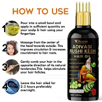Adivasi Medicine Ayurvedic Herbal Hair Oil for Women and Men for Shiny Hair Long - Dandruff Control - Hair Loss Control - Long Hair - Hair Regrowth Hair Oil ( 100 % Ayurvedic-thumb2